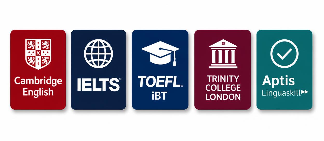 Certificaciones oficiales de inglés: Cambridge, IELTS, TOEFL, Trinity College London y Aptis Linguaskill
